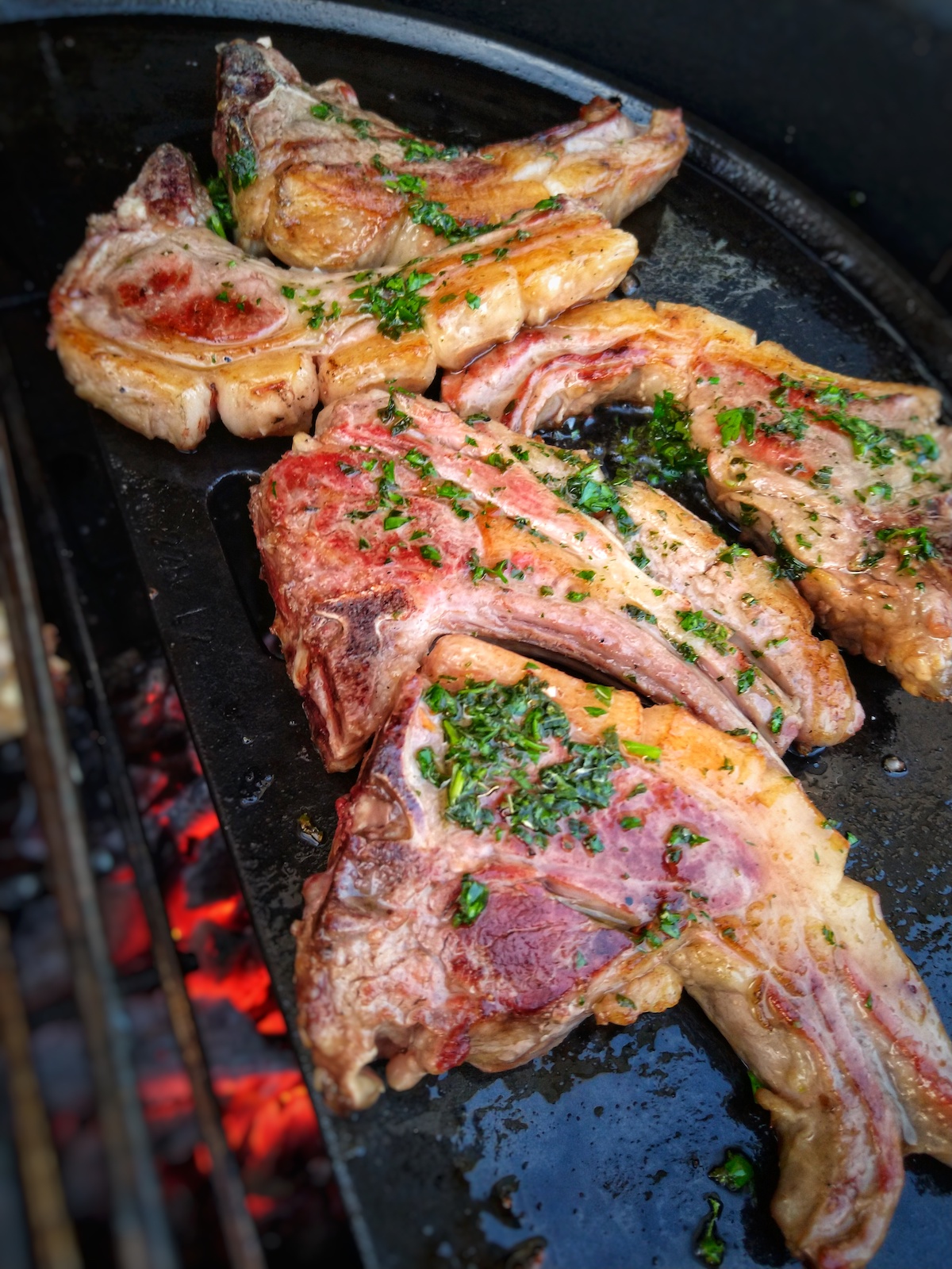 How-to BBQ: Lamb chops with mint chimichurri